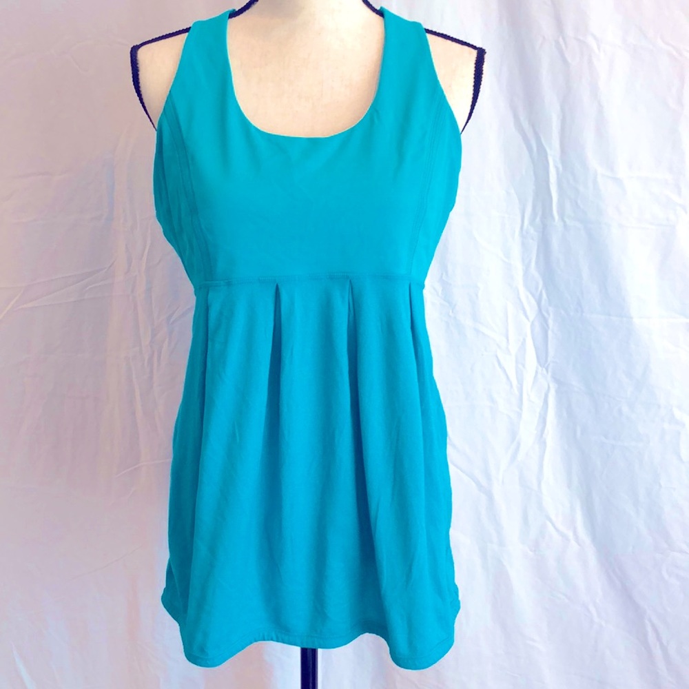 Lululemon Power Dance Tank Turquoise Size 12